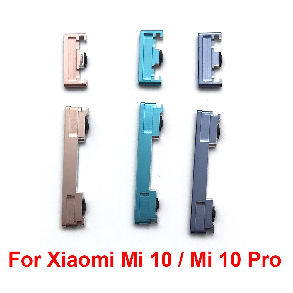 Power Button Key Voor Xiaomi Mi 10 Pro Volume Knop Side Key Flex Vervanging