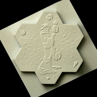 ABS Plastic molds for concrete paving slabs concrete "Japan" for paving Plaster Stone Tiles Paving Slabs