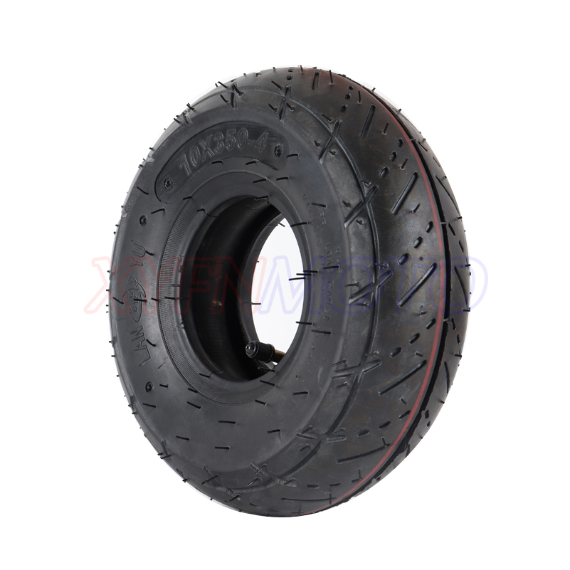 Neumático de 4 &quot;y 4 pulgadas para patinete eléctrico de gasolina, neumático para Mini Moto, tubo interno, 10x350-4