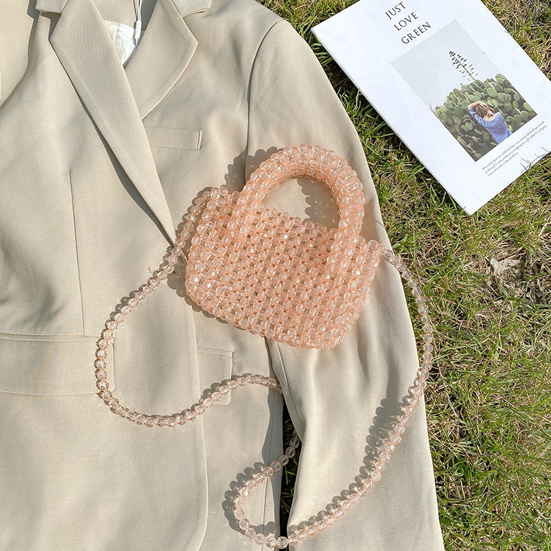 Tobo-perlenhandtasche, handgefertigt, strandurlaubshandtasche, perlenstickerei, robuste umhängetasche für damen