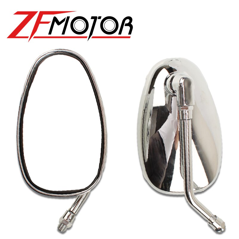 Voor YAMAHA VMAX12 Vmax 1200 XJR400 XJR1200 XJR1300 XV125 XV250 SR250 SR400 Dolfijn 250 achteruitkijkspiegel Motorfiets Achteruitkijkspiegel Spiegels