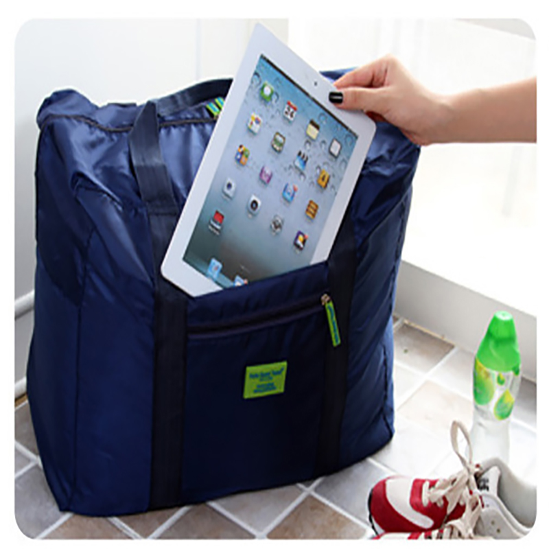 Nylon Foldable Travel Bag Large Capacity Hand Luggage Storage Bags WaterProof Business Travel Bags Outdoor Daily Handbags