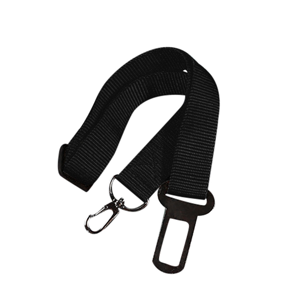 Adjustable Dog Pet Car Safety Seat Belt Restraint Lead Travel Leash Pet car seat belt Pet accessories: black 