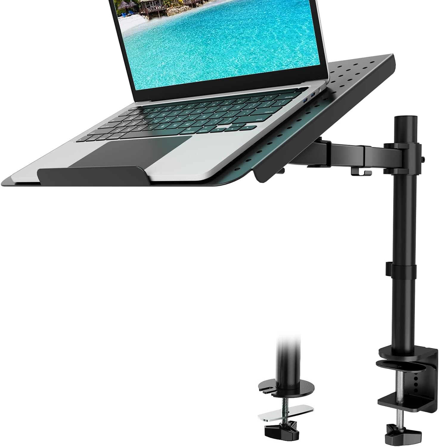 ICARE Laptop Stand with Magnetic Laptop Cooler, 360° Rotatable, 10 kg