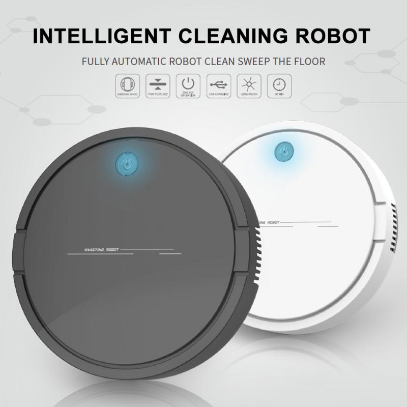 Robot Vacuum Cleaner 3IN1 Automatic Smart Cordless Robot Vacuum Cleaner Mop For Floor Carpet Pet Hair Auto Dust Sweeper Machine