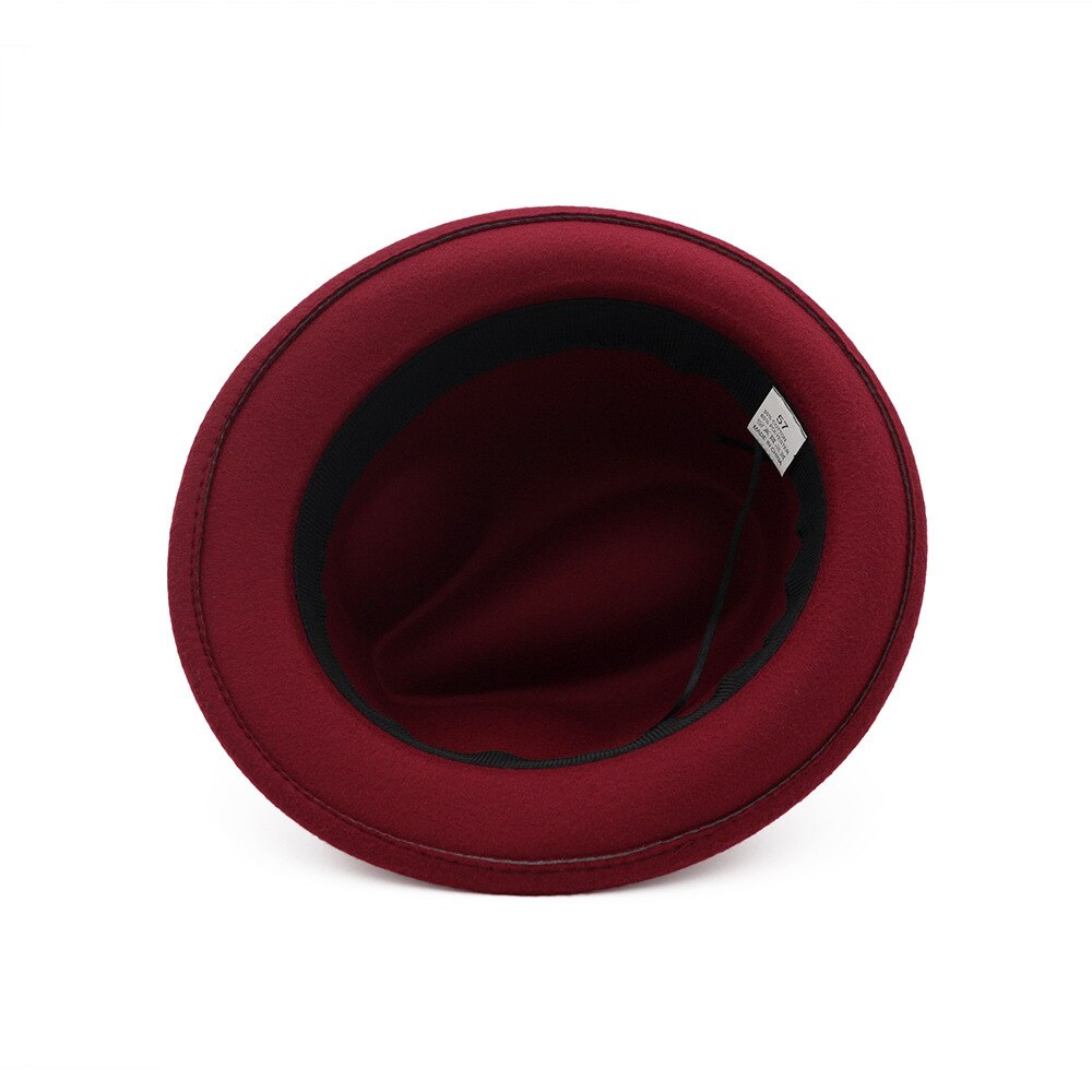 Wollen vilt hoeden dames heren fedora heren #39 hoed dame herfst winter peetvader kerk brede rand hoed jazz petten