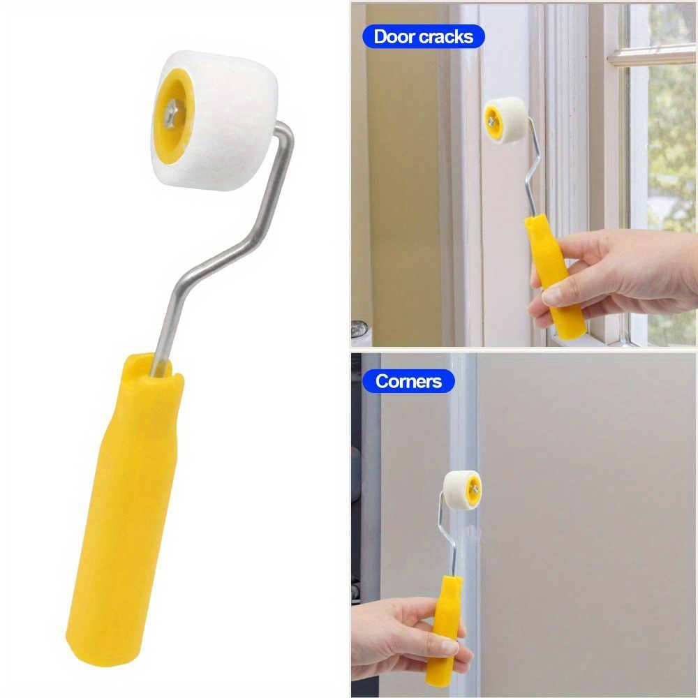 Mini-verfrollen Deuren en plafonds Wollen borstels Extra kleine verf Touch Up Trim Randborstel Roller muurreparatie kwast