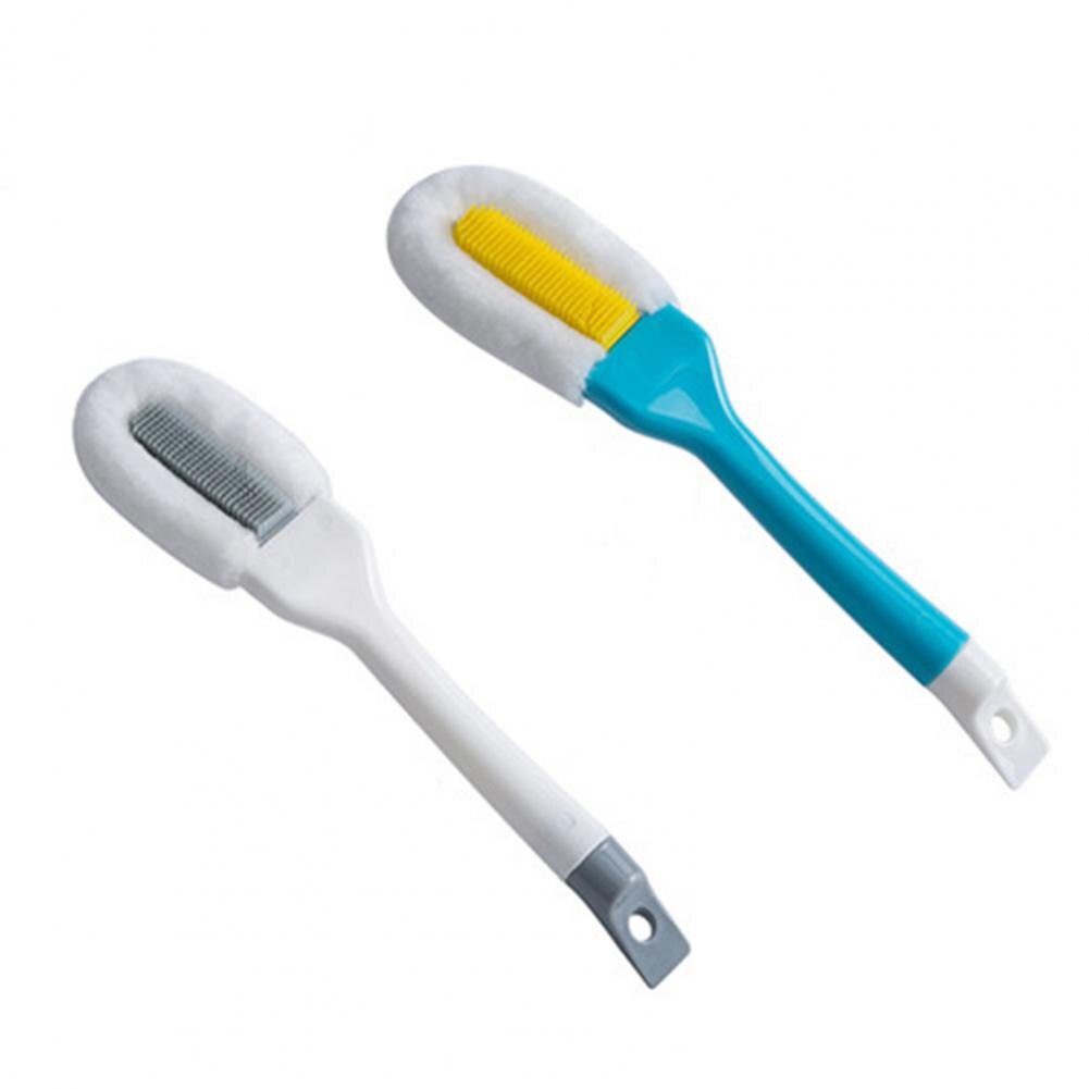 Cerdas suaves de microfibra, cepillo para zapatos, mango largo, accesorios de limpieza de lavandería