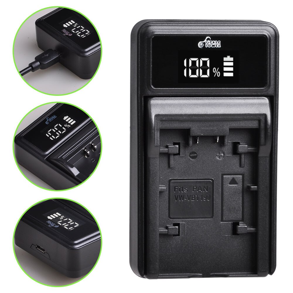 thumbnail image 2 of Kastar VW-VBT380 Battery & LTD2 Charger Kit For Panasonic HC-V785K Camcorder - 4300mAh Li-Ion Replacement 2 of 3