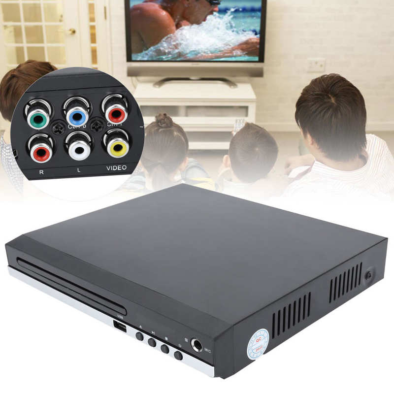 Home USB DVD Player Multimedia Digital DVD TV Support HDMI CD SVCD VCD MP3 100‑240V