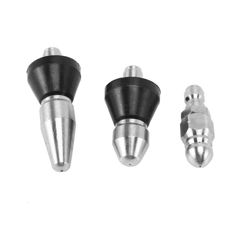 (4 Nozzles Per Lot) High Pressure Sewer Drain Cleaning Nozzle, Sewer Jetter Heads