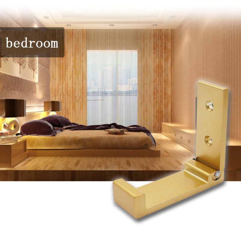1 pc aluminiumslegering veggfeste holder hodetelefoner headset stativ sammenleggbar vegghenger