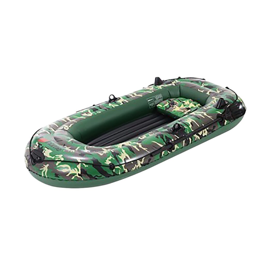 Camouflage 4-Persoon 10FT Opblaasbare Rubberboot Boot Vissen Rafting Water Sport Thicken Opblaasbare Boot Kajak Opblaasbare Boot