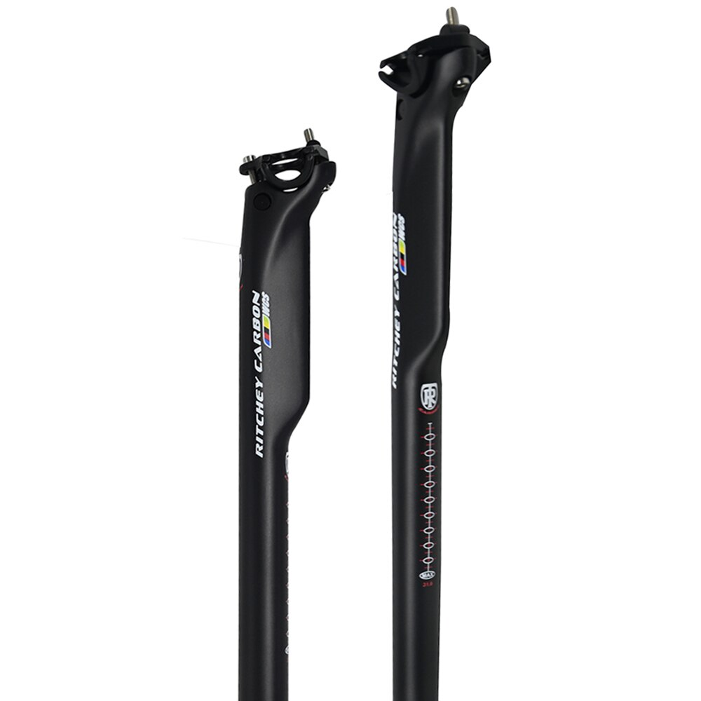 Carbon Fiber Seatpost Matt/Gloss Carbon Fiber MTB/Road Bike Black Carbon Fiber Seatpost Lightweight Seatpost 27.2//30.8/31.6mm 3