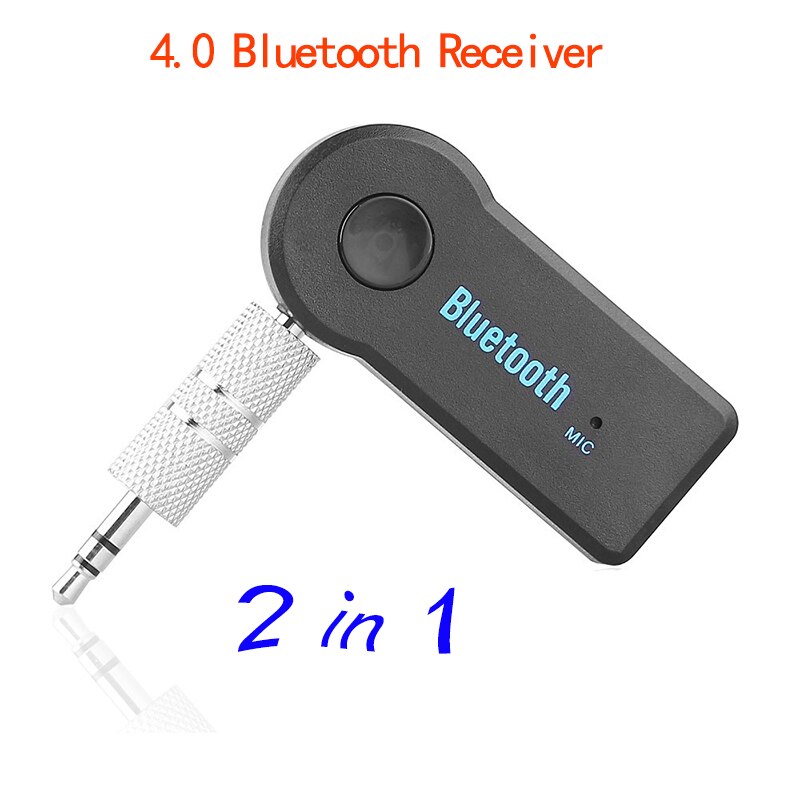 2 In 1 Draadloze Bluetooth 4.0 Ontvanger Zender Adapter 3.5Mm Jack Voor Auto Muziek Audio Aux A2dp Hoofdtelefoon Reciever handsfree
