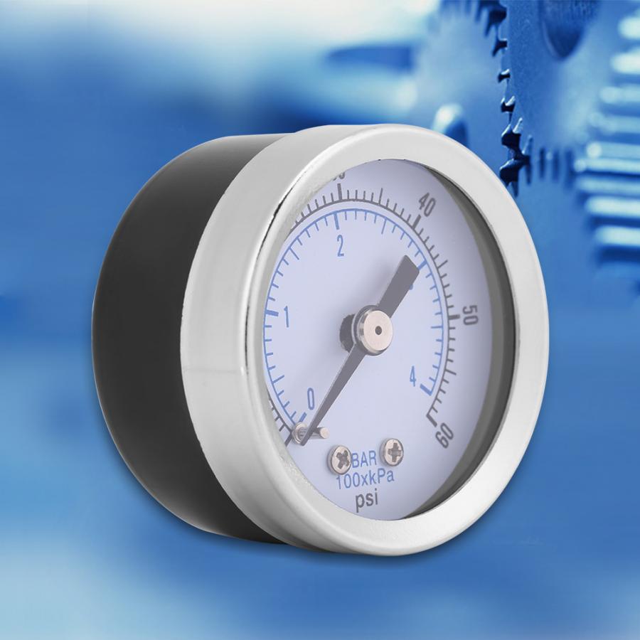 Digital Manometer Vakuum Manometer, 0-60psi 0-4Bar 1/8 "BSPT Zifferblatt Vakuum Messgerät, mit doppel skala, für wasser, öl,