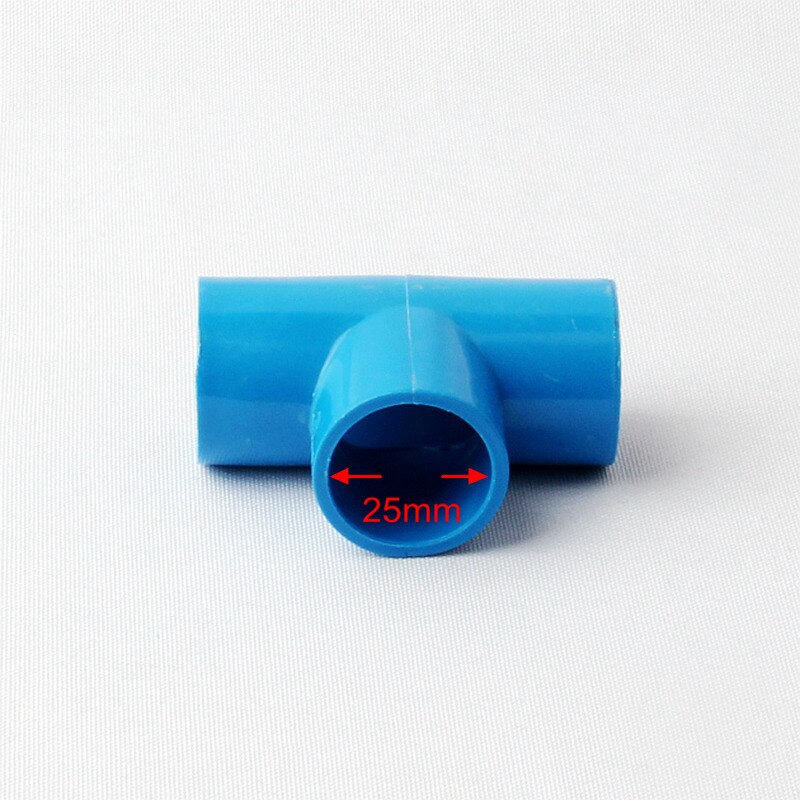 15pcs PVC Pipe Fittings Inner Dia 20 mm/25 mm/32 mm/40 mm Blue Equal Tee Connectors Garden Irrigation System PVC Water Pipe: 25mm