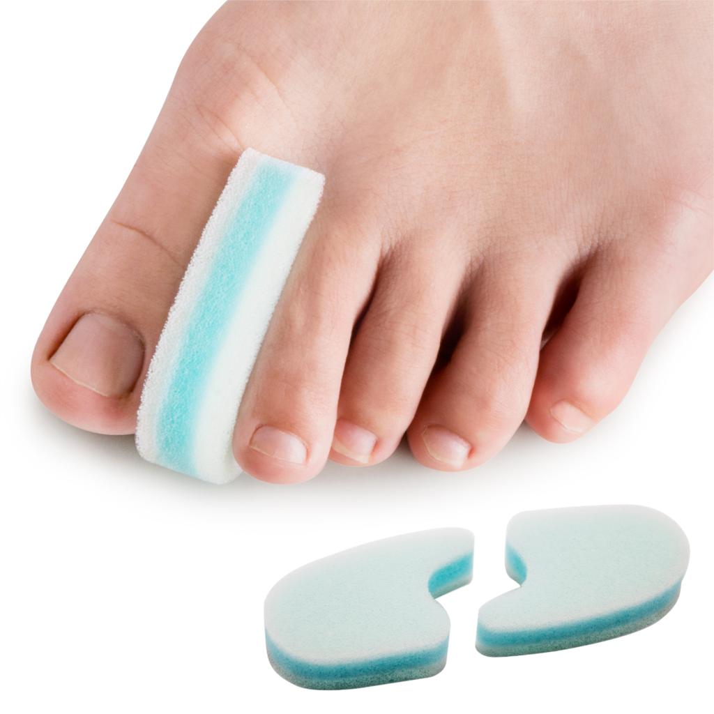 2pcs Foam Sponge Toe Separator 3 Layer Toe Spacers for Align Toes And Prevent Corns And Hammer Toe Relief Foot Care Tool C1655