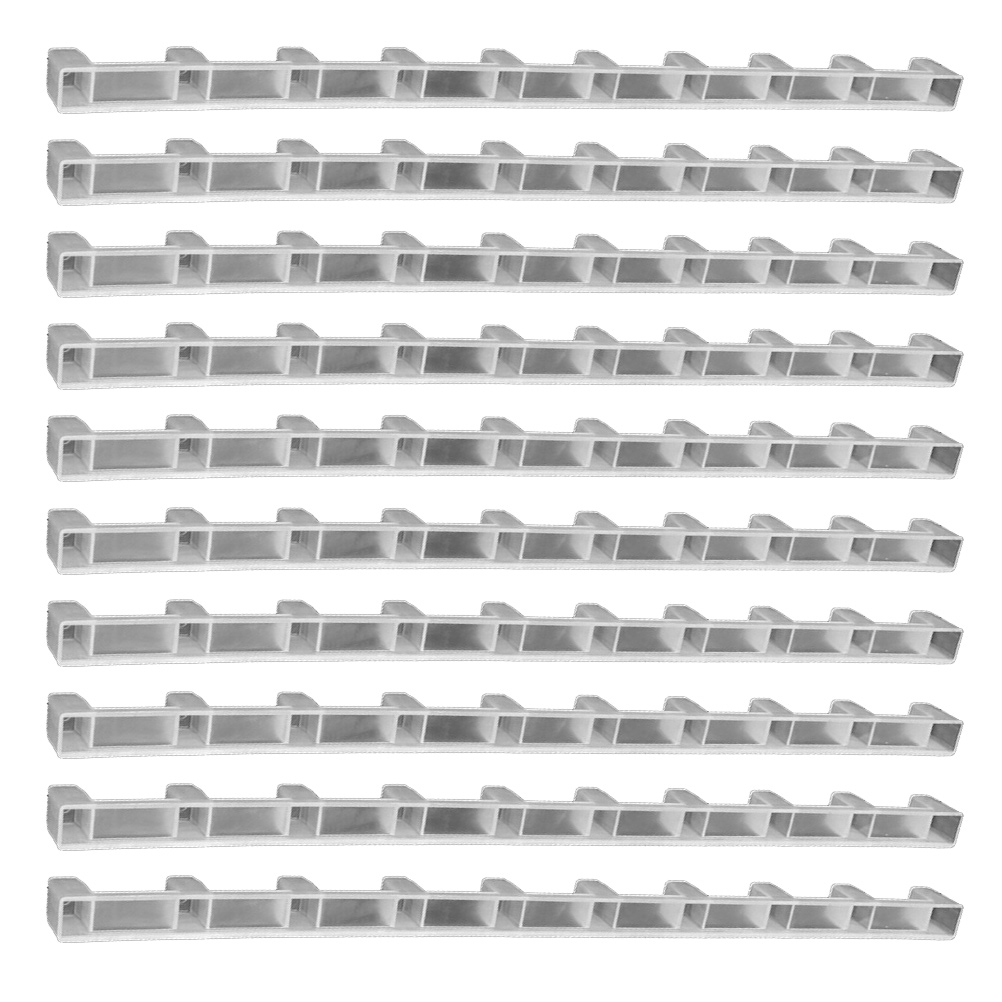 10-teiliger Wabenrahmen-Abstandstreifen, Bienenstock-Rahmen-Abstandshalter, ABS-Material, langlebig, wasserdicht, korrosionsbeständig, Kunststoff-Abstandshalter: Default Title