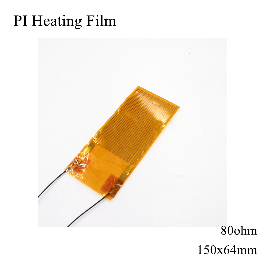 150X10Mm 5V 12V 24V 110V 220V Pi Verwarming Film Polyimide Adhesive Elektrische heater Plaat Panel Pad Mat Brandstof Folie Olie Motor Tank