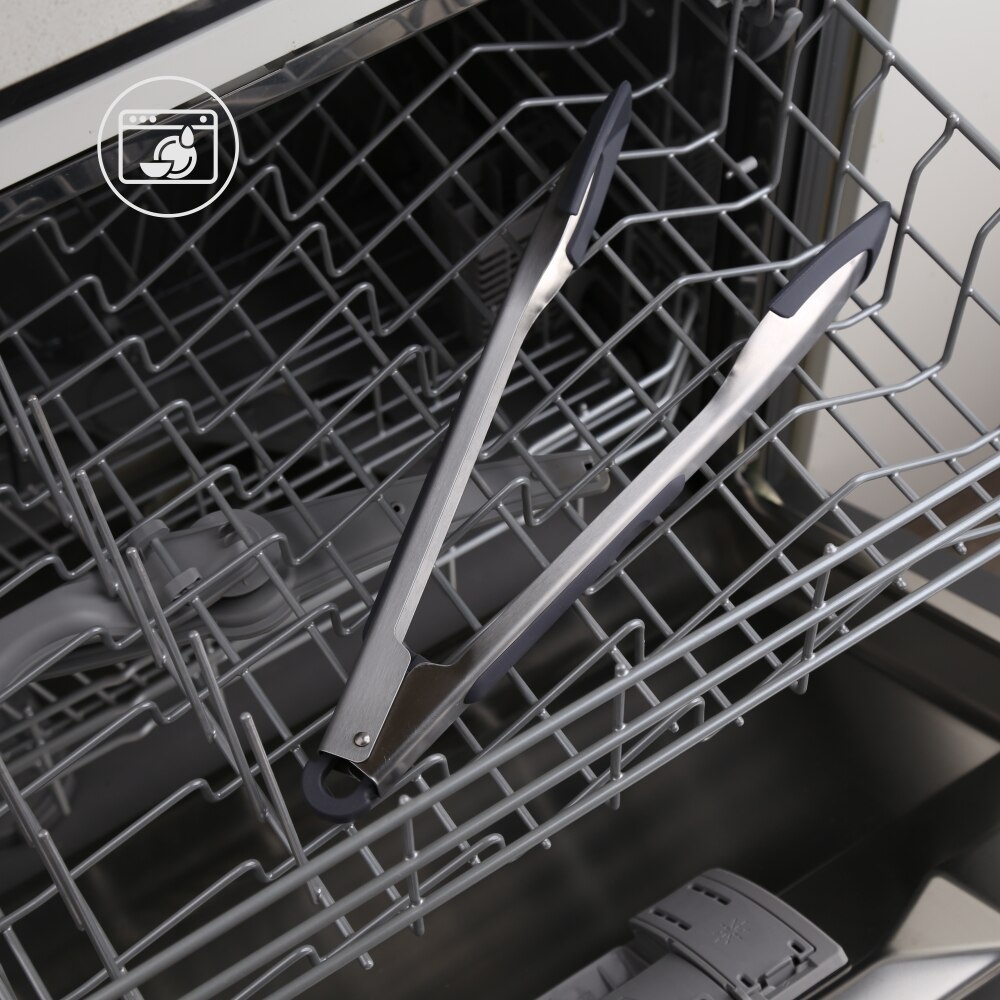 12 "Een Hand Roestvrijstalen Keuken Tang Voedsel Grill Bbq Tong