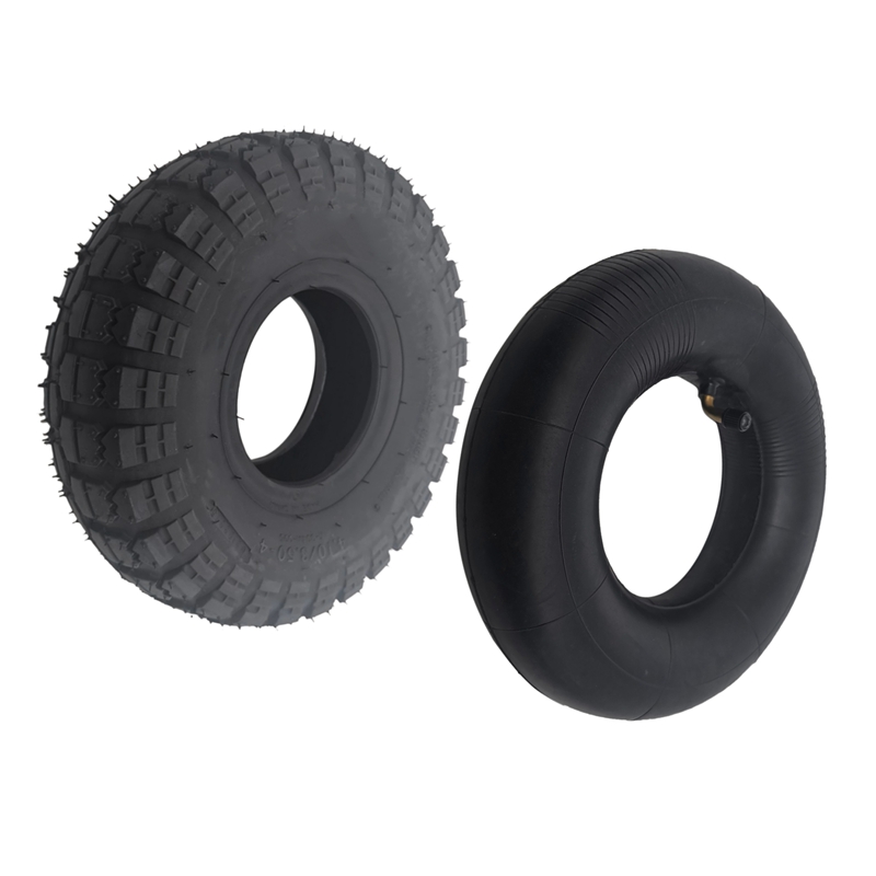 4.10/3,50-4 410/350-4 ATV Quad Go Kart 47Cc 49Cc Chunky 4,10-4 Reifen rohr Fit Alle Modelle 3,50-4 4 zoll Reifen-Innenrohr Oute: Default Title