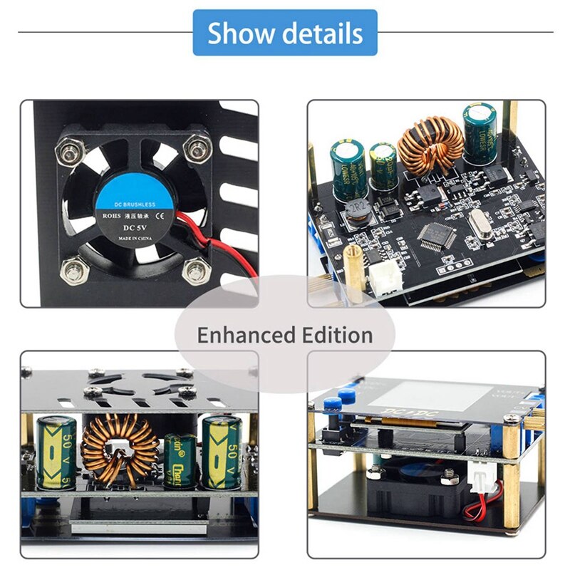 Micro-Usb Male Naar Usb Een Vrouwelijke Adapter &amp; DC-DC Automatische Boost/Buck Converter Cc Cv Power Module