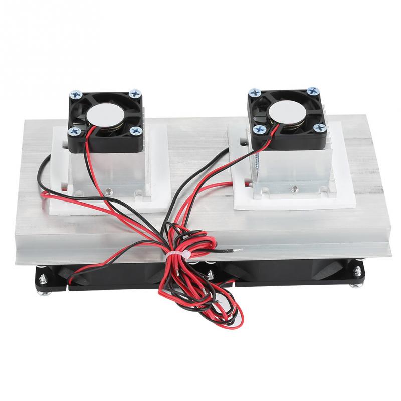 Semiconductor Refrigeration Cooling Device Thermoelectric Cooler 12A 12V DIY Fridge for Home Air Conditioning Mini