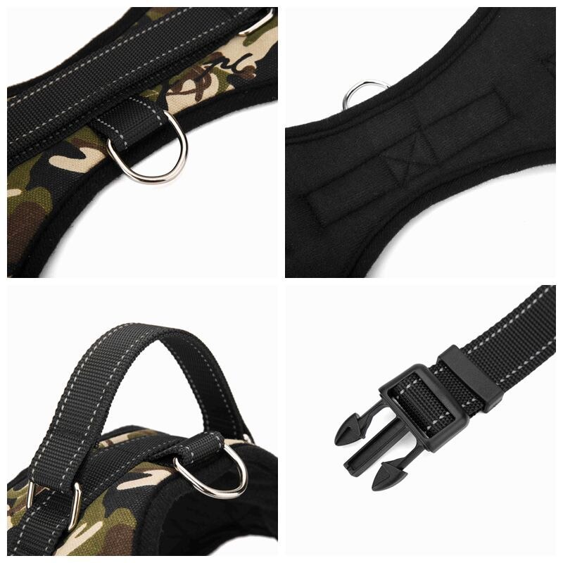 4 kleuren s/m/l/xl verstelbaar puppy groot hondentuig voor honden dieren huisdier wandelen handriem hondenbenodigdheden nylon hondentuig