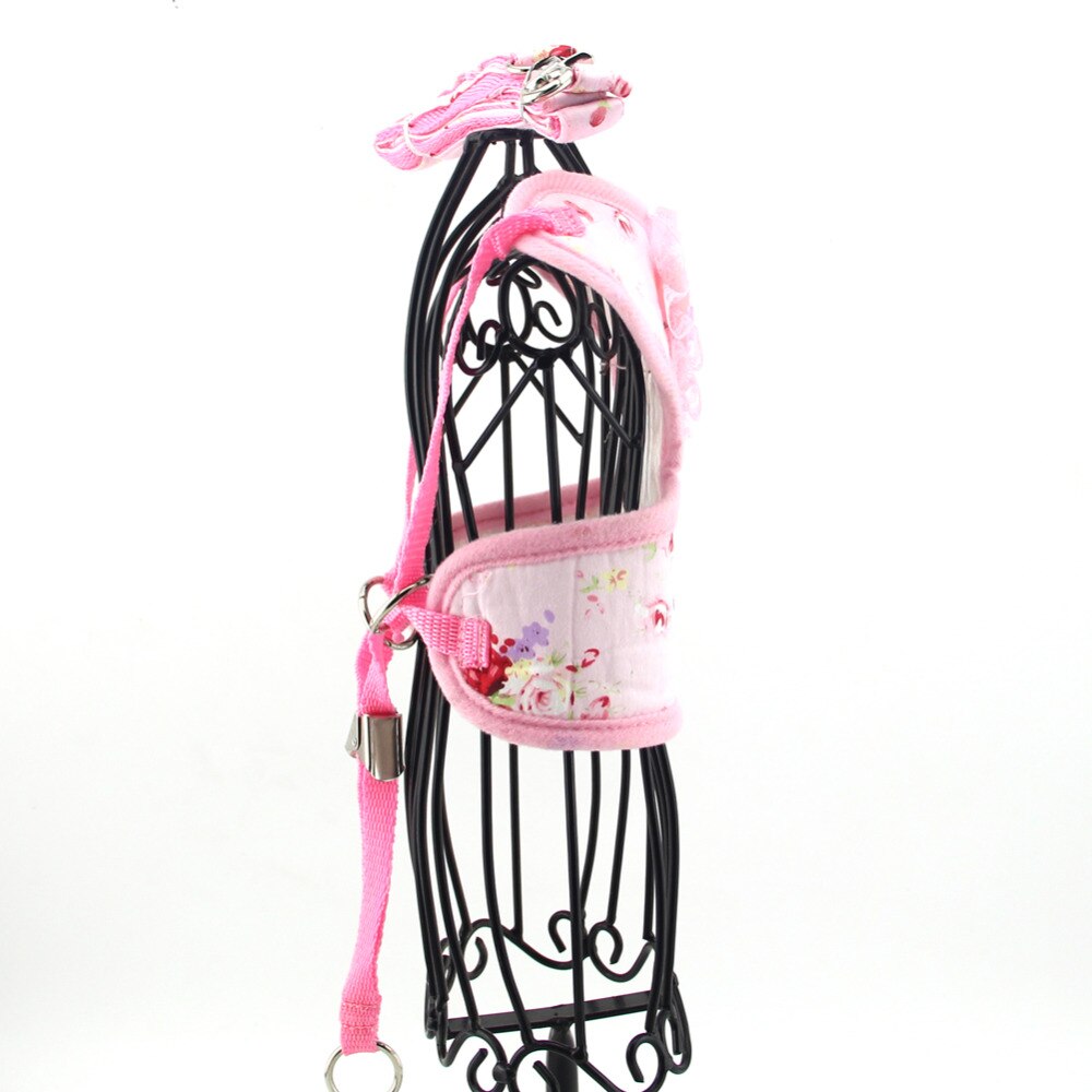 Pet Kat Hond Harness Bloemen Hond Vest Wandelen Leads Leash Voor Chihuahua Teddy Mooie Puppy Set Kleine Dierbenodigdheden DOGGYZSTYLE