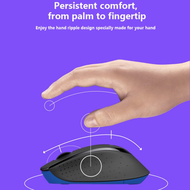 Logitech MK345 wireless Keyboard Mouse Combos For PC Laptop Optical Ergonomic Mice Full Size keyboard Combos