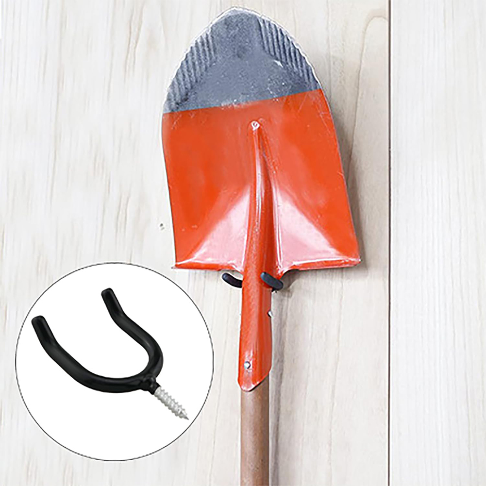 4 STUKS Schroef In U-vormige Haak Zware Wandmontage Ophanghaak Voor Tuin Hardware Haken Dip Tool Haak garage Organisatoren