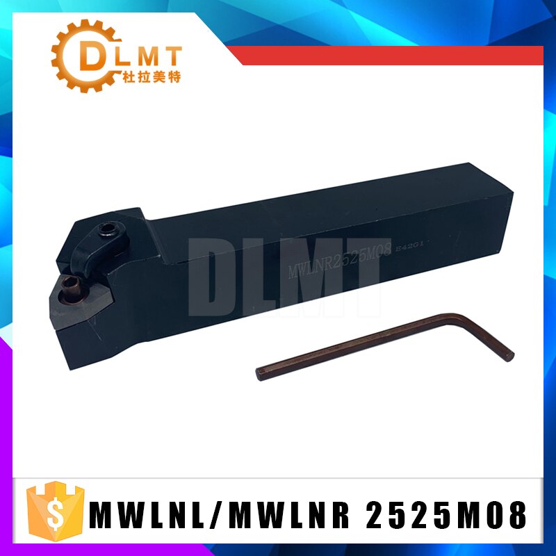 External Grooving Turning Lathe Bar Tool Holder Set MWLNL2525M08 MWLNR2525M08