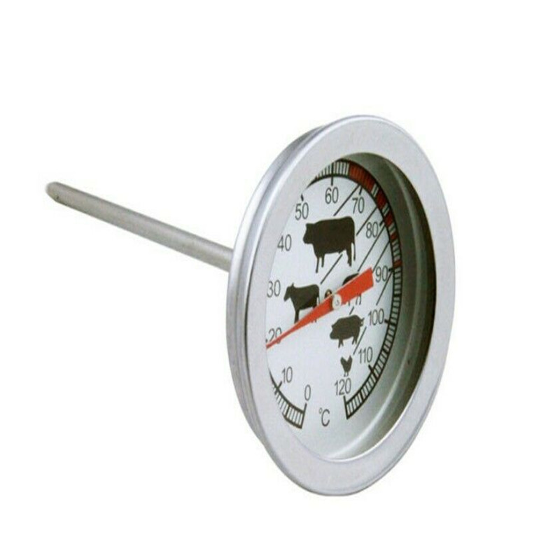 Stainless Steel Instant Read Probe Oven Thermometers Grill Food Meat Temperature Gauge Cooking Kitchen Supply