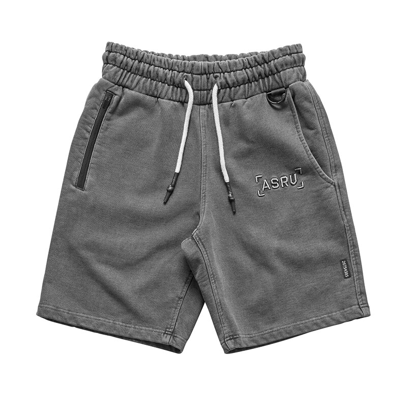 Mannen Plus Size Straight Vijf-Punt Shorts Strand Broek Casual Multi-Pocket Sport Boardshorts Losse Lichtgewicht Shorts gym: Grijs / XXL