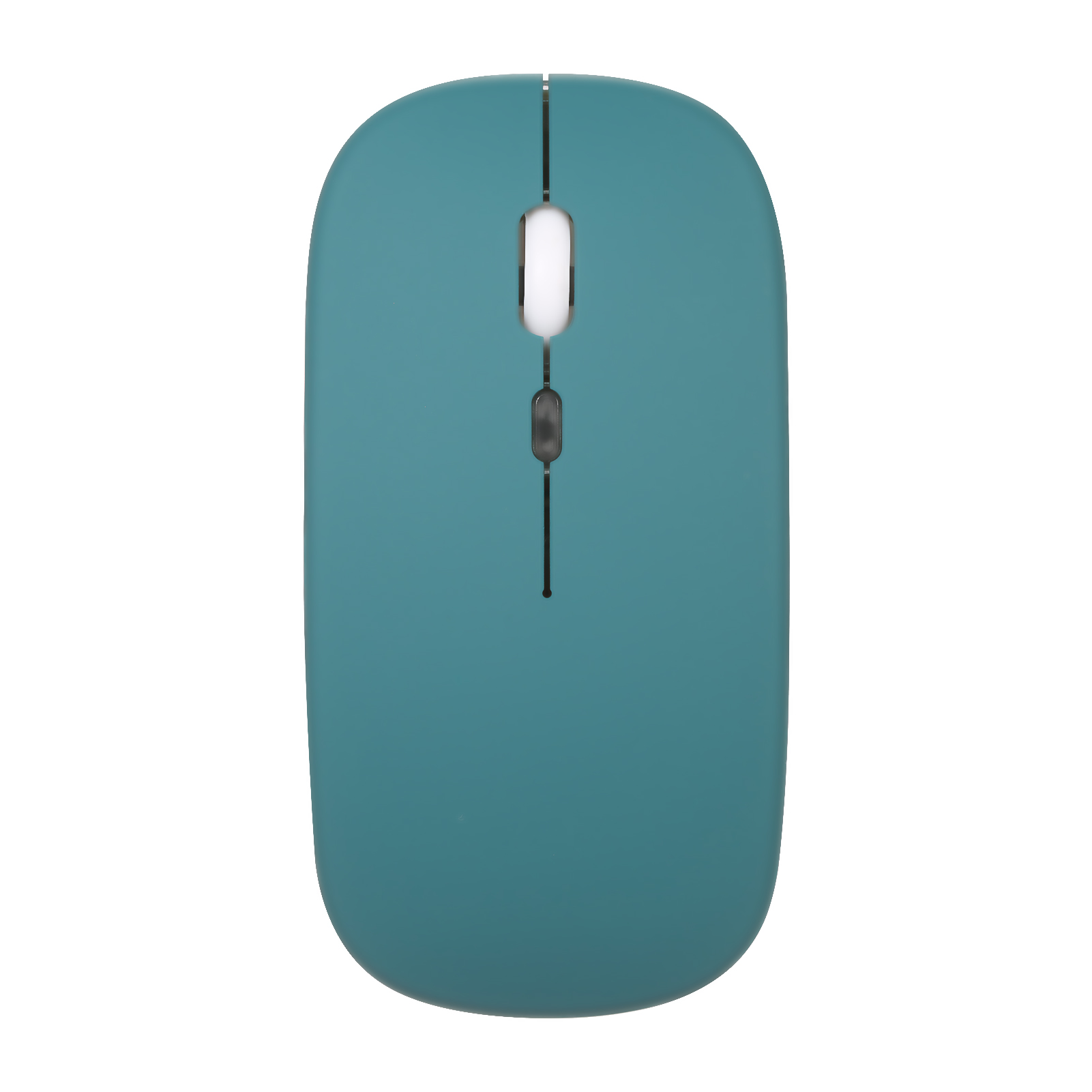 2.4G Mouse BT3.0 Wireless Dual-mode Mouse Mute Office Mouse Built-in Rechargeable Lithium Battery Light 1600DPI Mice for Laptop: green