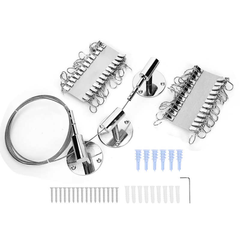 Picture Hanging Rails Adjustable Picture Frame Hanger for Photo Gallery Accessories Home Art Supply for Picture: Default Title