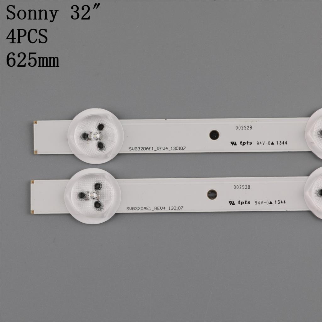 Kit 4 Barres De Bandes LED Pour TV Sony SVG320AE1 - Compatible Modèles 32 Pouces - Neuf