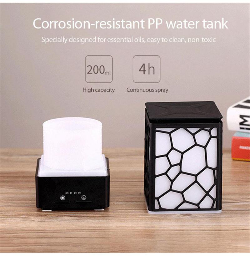 Humidificateur d&#39;air Cube d&#39;eau, veilleuse colorée, purificateur d&#39;air, diffuseur de beauté, hydratant, atomiseur ultrasonique, accessoires pour la maison