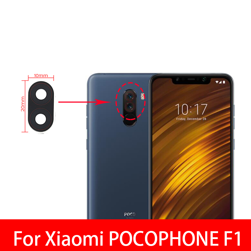 2 Stks/partij, achter Terug Camera Glazen Lens Voor Xiaomi Redmi Poco M3 F3 X3 Nfc F2 Pro Gt Pocophone F1 Met Lijm