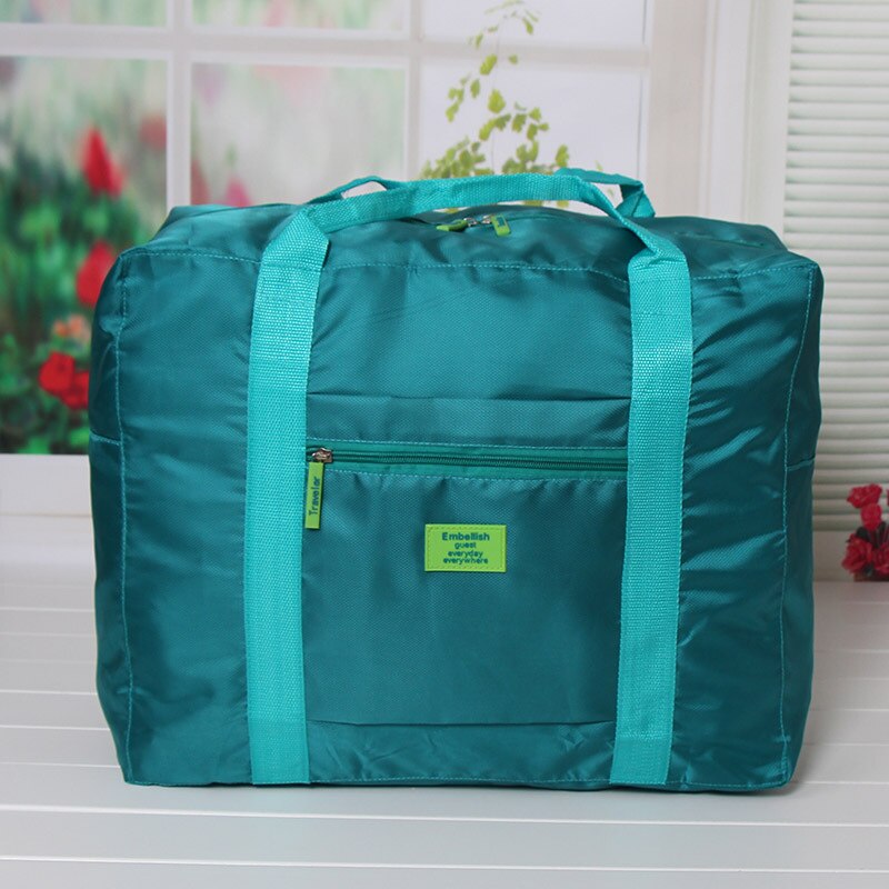 Sac de voyage pliable de grande capacité sac de rangement de voyage Portable pochette de bagage pliante en Polyester imperméable: b