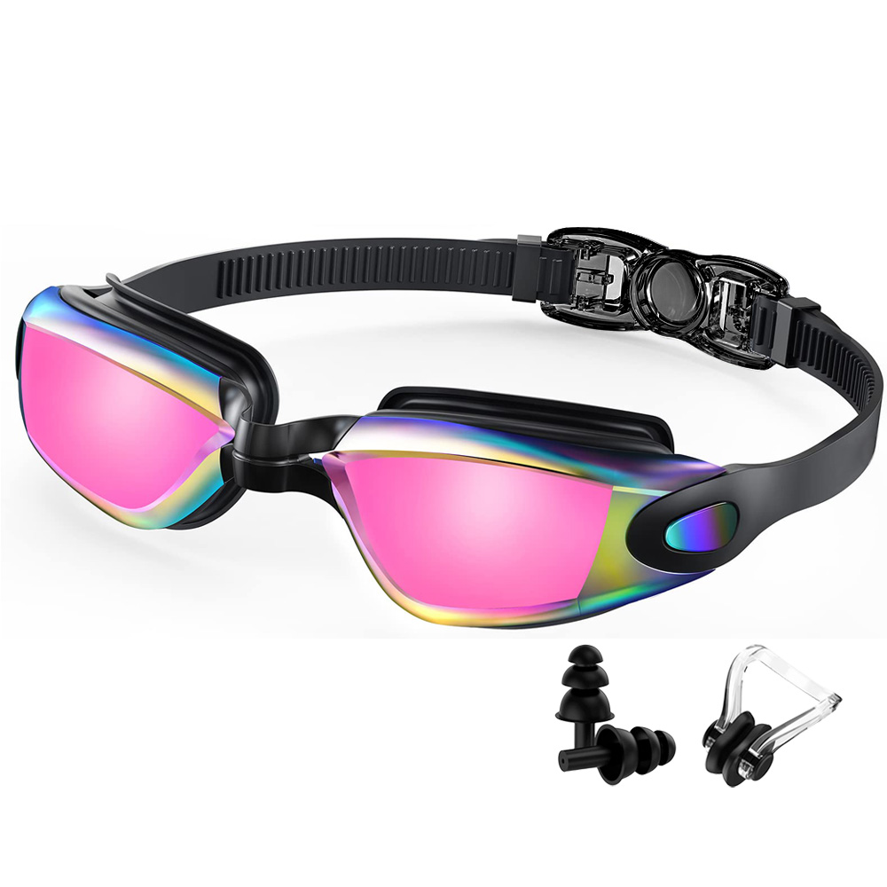 Schwimmbrille, professionelle wasserdichte Schwimmbrille, Antibeschlag, 100 % UV-Schutz, kein Auslaufen, für Erwachsene, Männer, Frauen, Jugendliche: verrotten