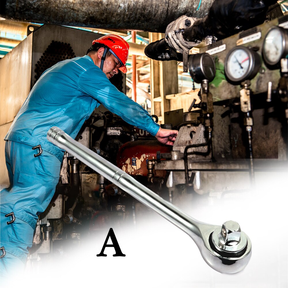 Adjustable Universal Socket Wrench Universal Ratchet Wrench Chrome Molybdenum Adapt Multi Drill Wrench Head Sleeve Repair Tool: Wrench