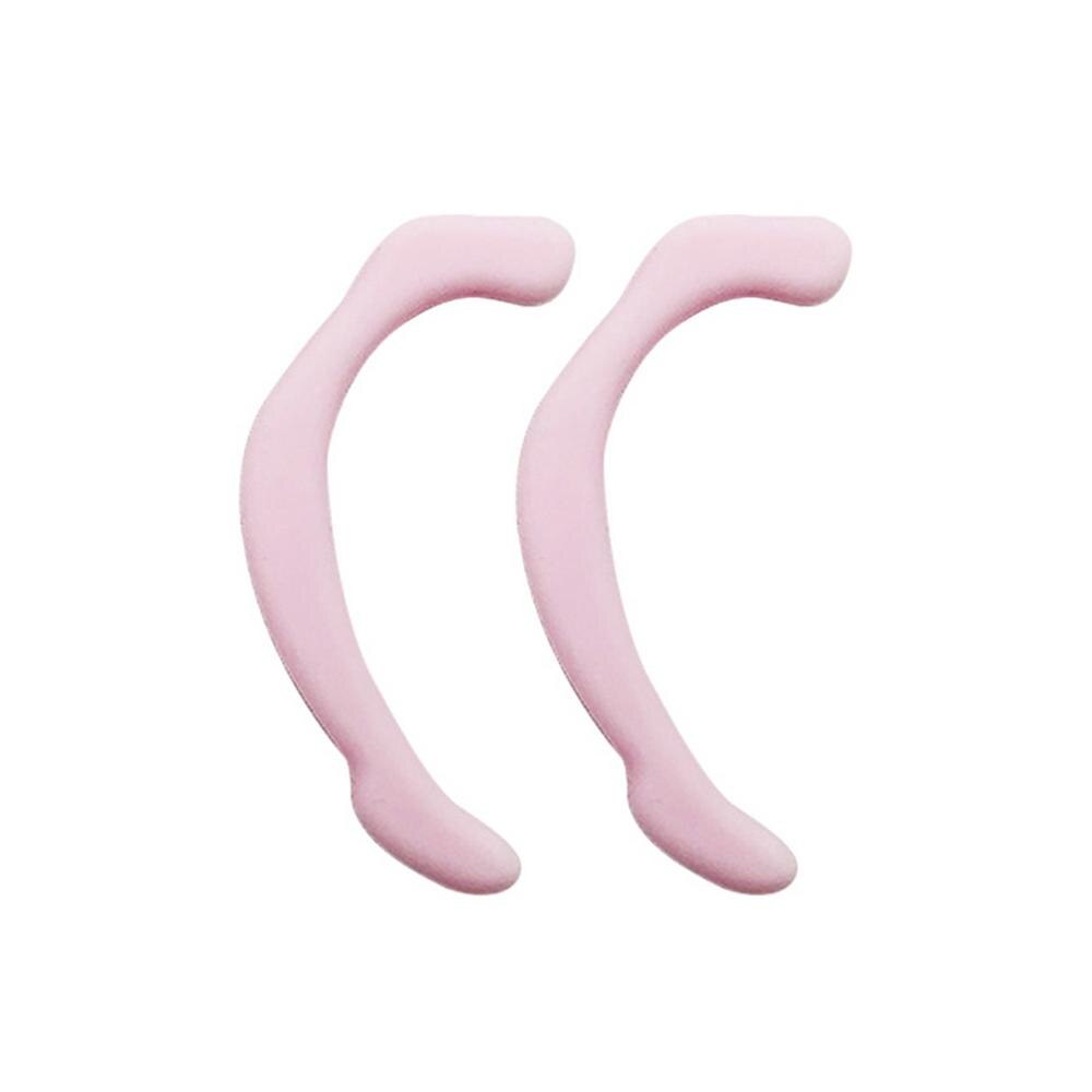 Mascarilla de silicona Universal con gancho, 2 pares de sujeción para la oreja, mascarilla protectora para la oreja, prevención del dolor de oreja: Pink