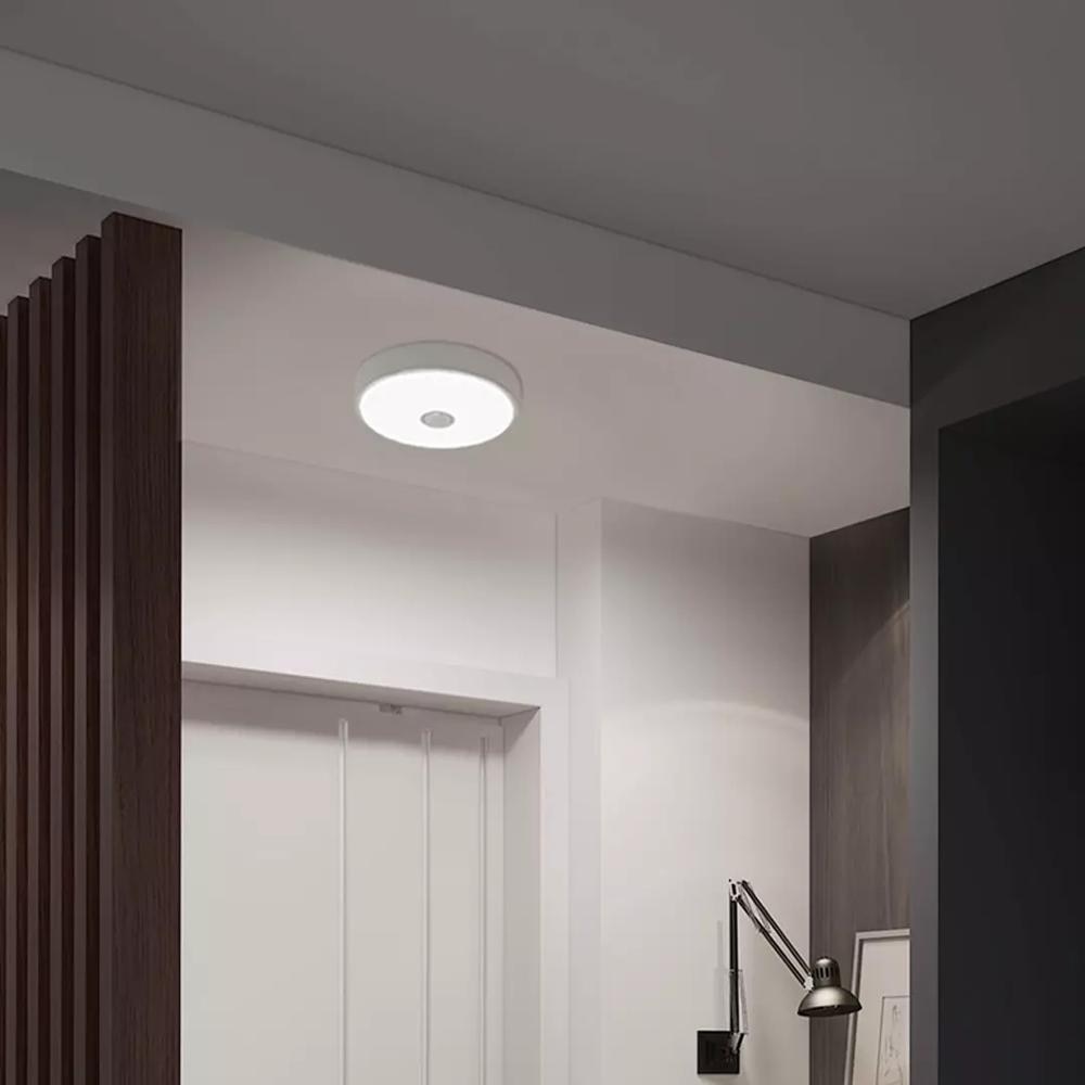 Yeelight mini plafondlamp met bewegingssensor voor het menselijk lichaam, nachtlampje voor op de veranda, entree, gang, plafondlamp