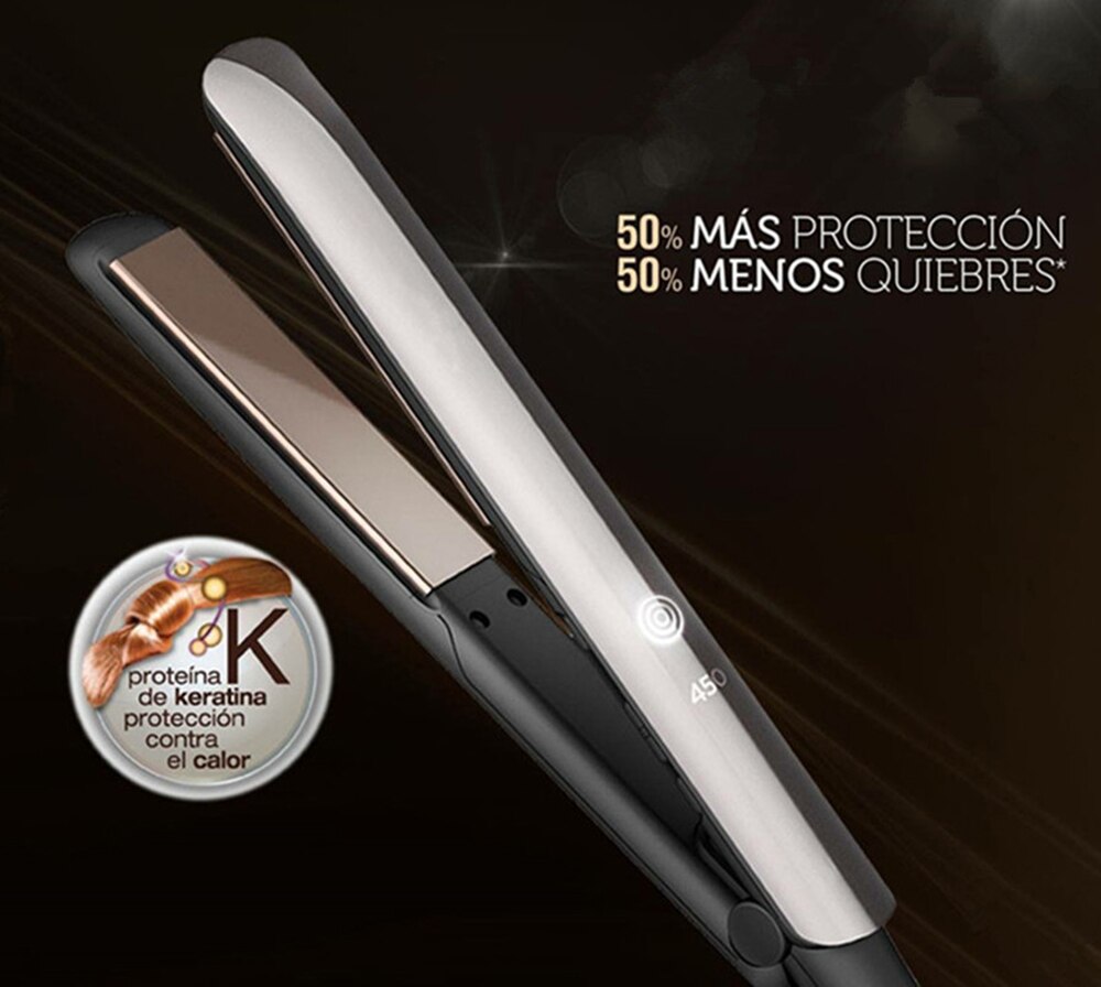 S8590 Keratin Therapy Ion Hair Straightener Flat Iron Hair Straightening Styling Tools Ceramic Hair Crimper Styler