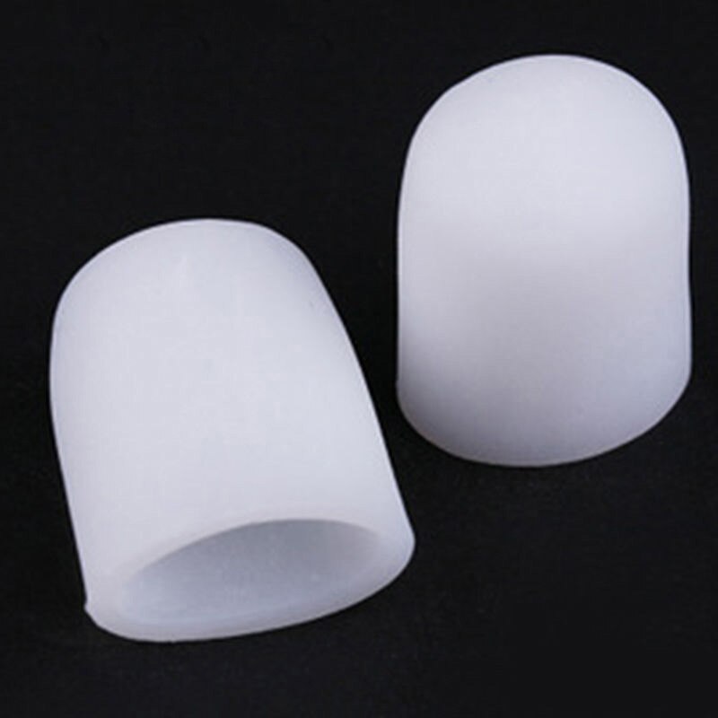 2Pcs/lot Silicone Gel Protective Toe Caps Cushion Protector Big Toe Seperator Straightener Foot Care Tool