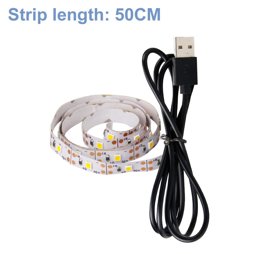 USB Strip LED TV Licht 5 V Flexibele LED Night Lamp Draadloze LED Computer Lint Lichten Garderobe Kast Lamp Backlight verlichtin
