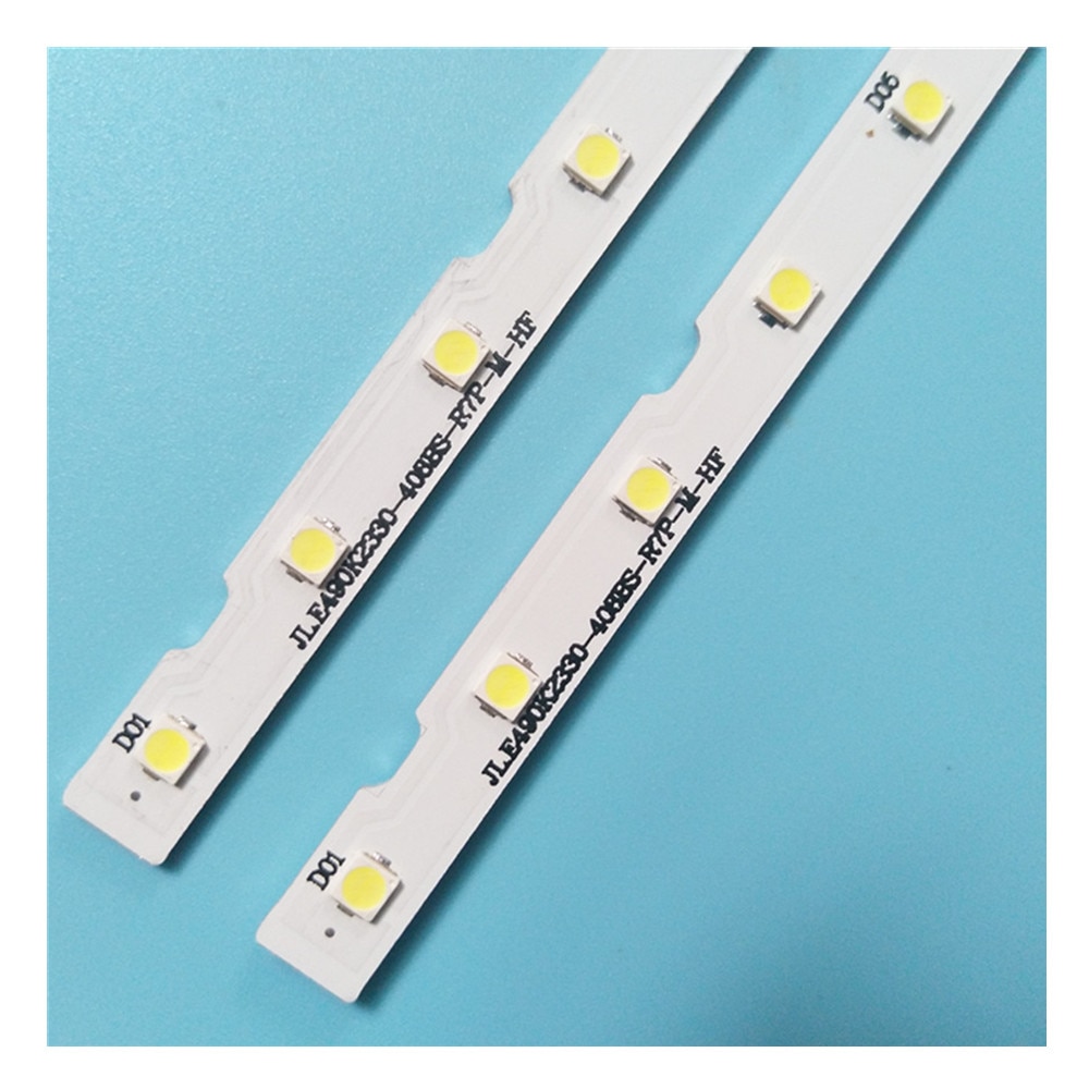2 stk led -bakgrunnsbelysningsliste for samsung  ue49 nu 7100 ue49 nu 7102 ue49 nu 7140u ue49 nu 7670 ue49 nu 7120 ue49 nu 7170 un49 nu 7100 ue49 nu 7100k