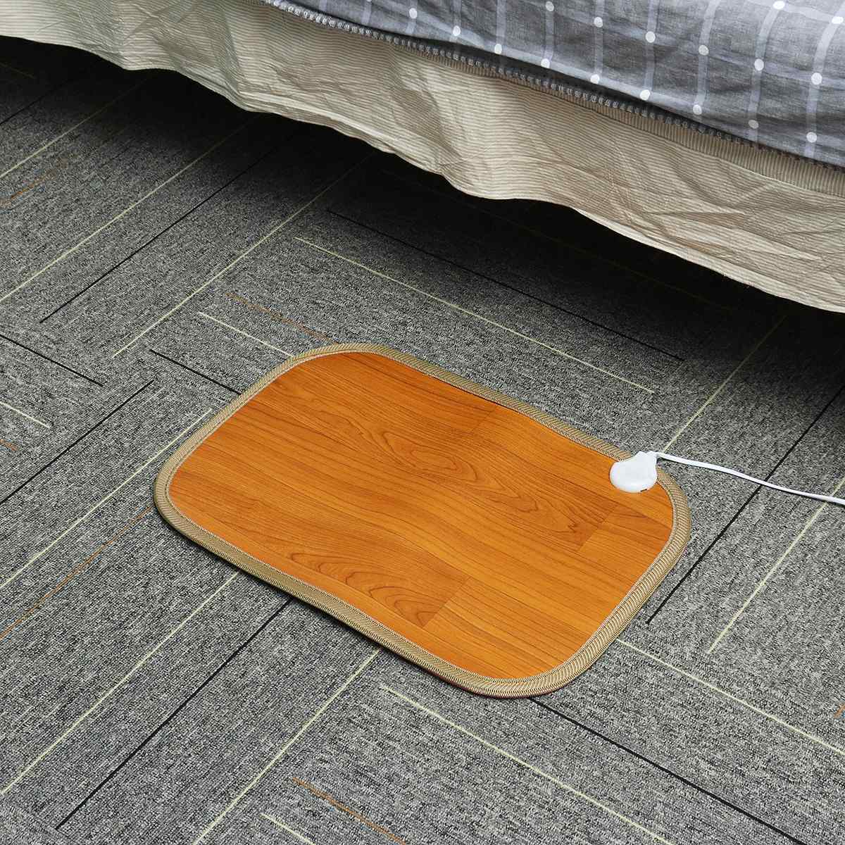 Electric Heated Heating Foot Mat Warmer Winter Heating Pad for Men Women Foot Warmer Heat Pad Thermostat Warming Tools